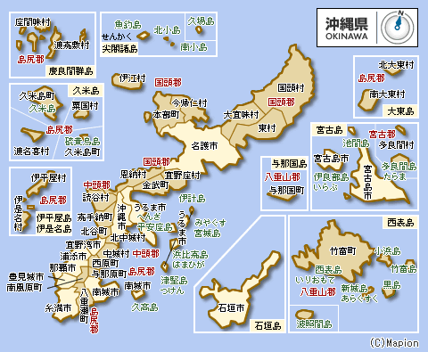 沖繩全島地圖